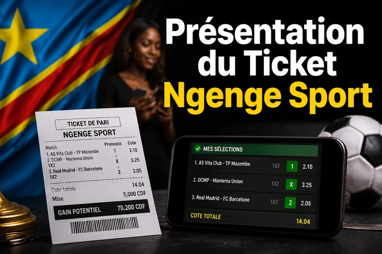Présentation du Ticket Ngenge Sport